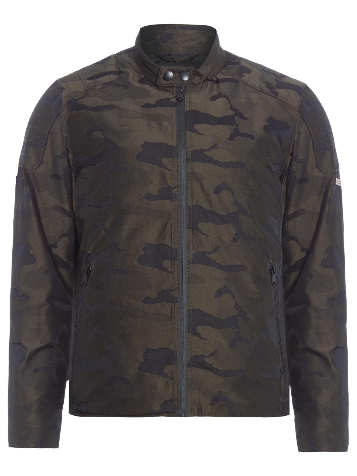 Jaqueta Masculina Biker Camuflado - Verde