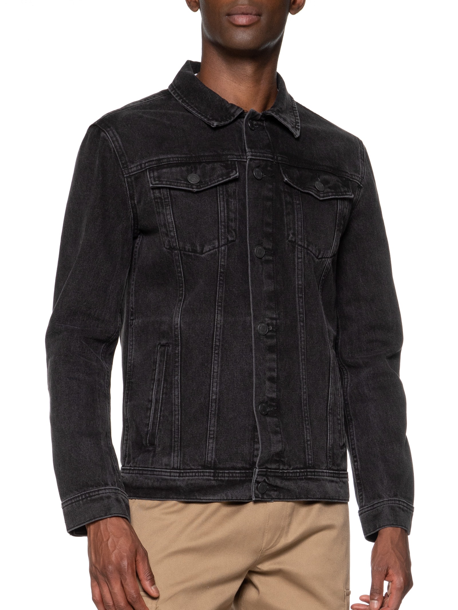 Degrémont BLACK DENIM TULIPE JACKET Degrémont BLACK DENIM TULIPE JACKET Degremont BLACK DENIM