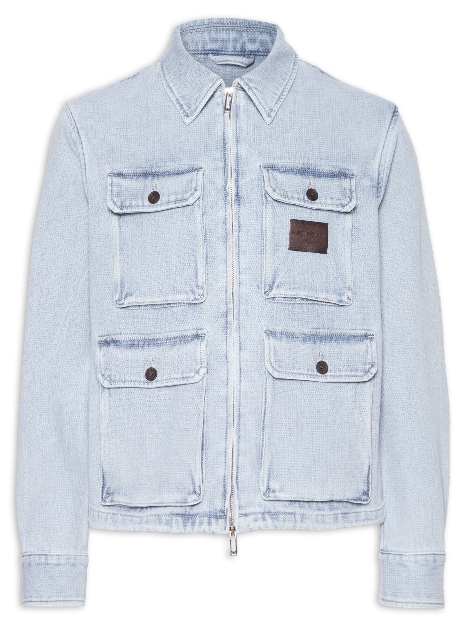 Emporio Armani - Jaqueta Masculina Blouson - Azul