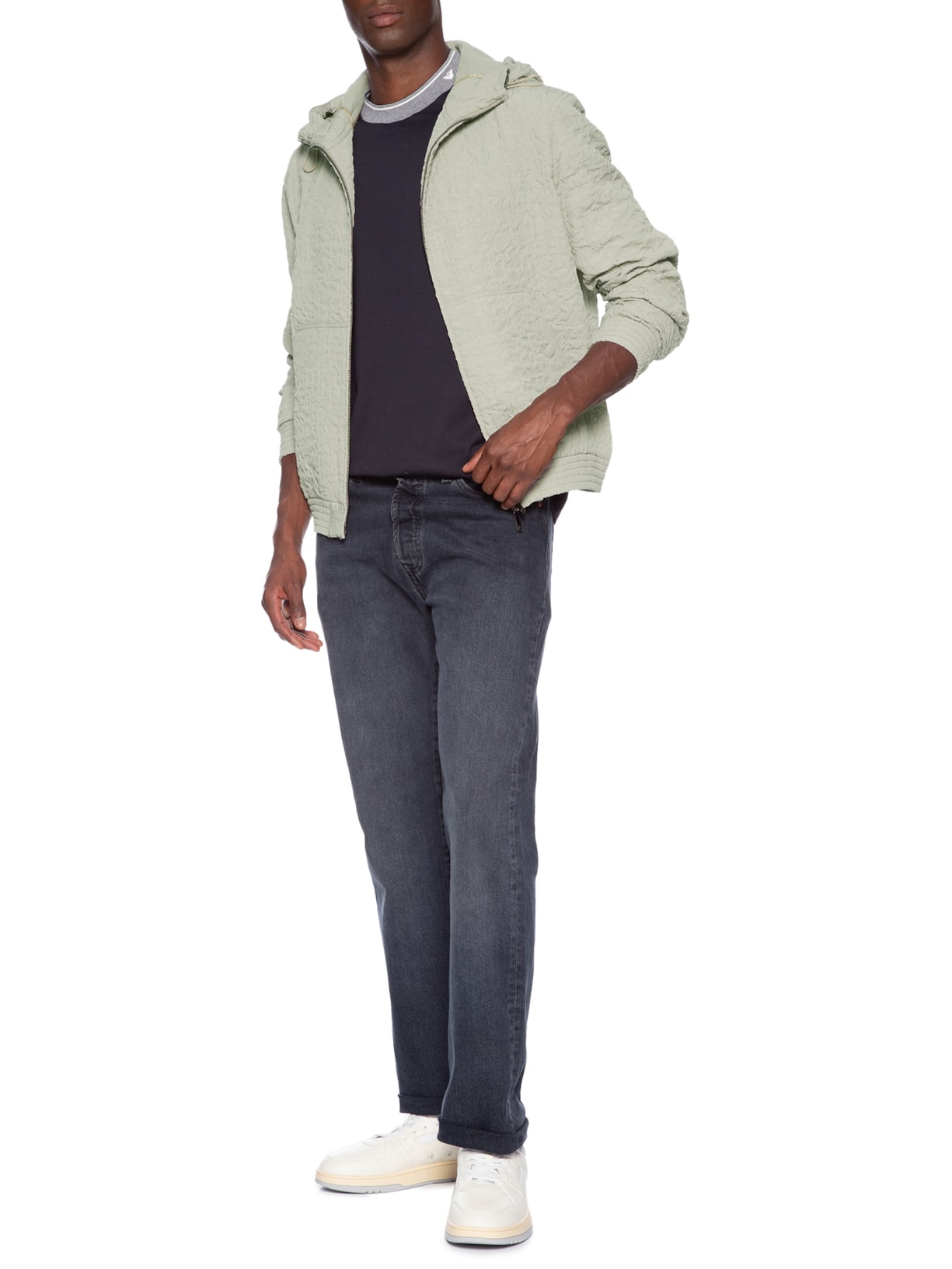 Jaqueta Masculina Blouson Off White Emporio Armani