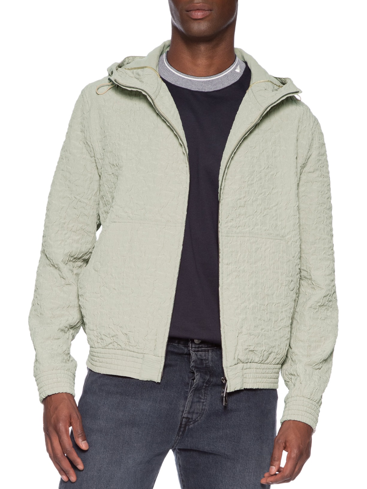 Jaqueta Masculina Blouson Off White Emporio Armani