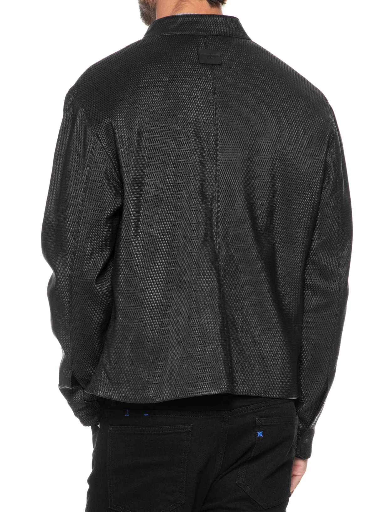 Jaqueta Masculina Blouson Preto Emporio Armani
