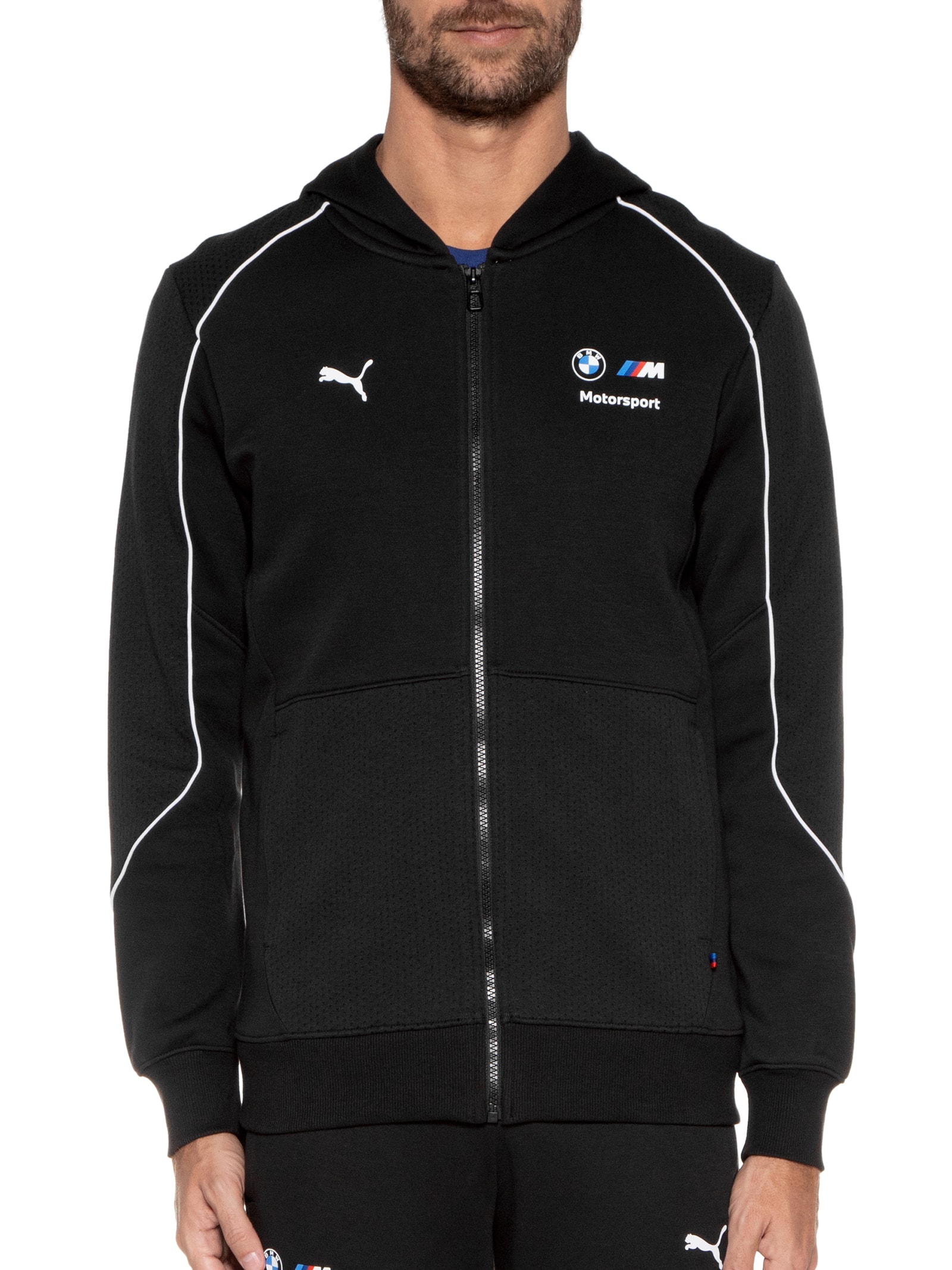 【きれいめファッション51選】上品さと清潔感をキープし Jaqueta Masculina Bmw Mms Hdd Sweat - Puma - Preto ピアス
