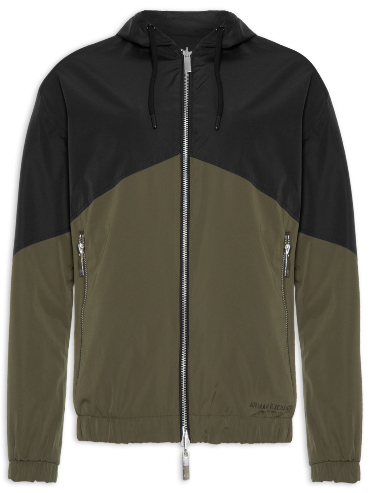 Jaqueta Masculina Bomber Bicolor - Preto