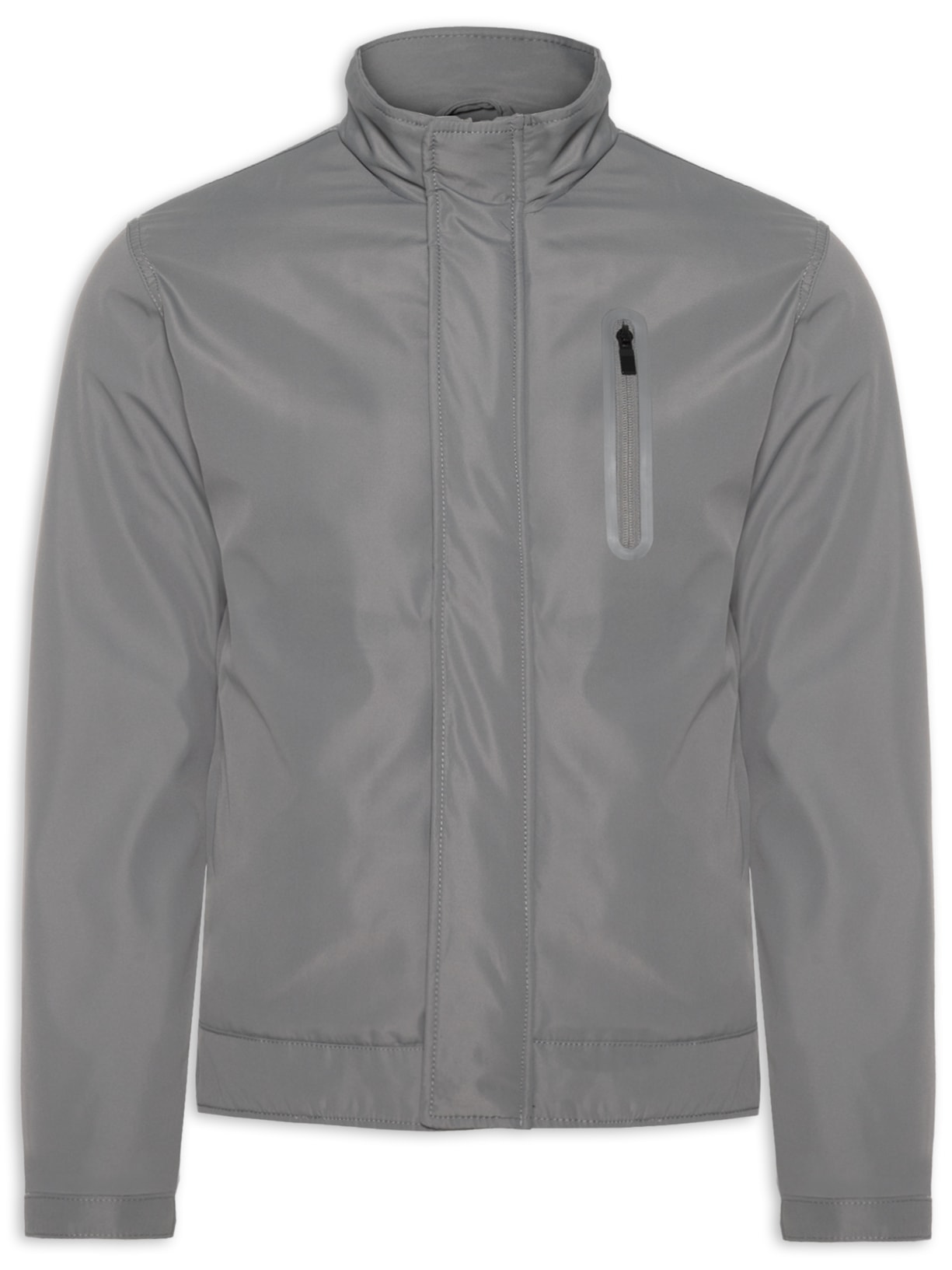 Jaqueta Masculina Bomber Casual - Cinza