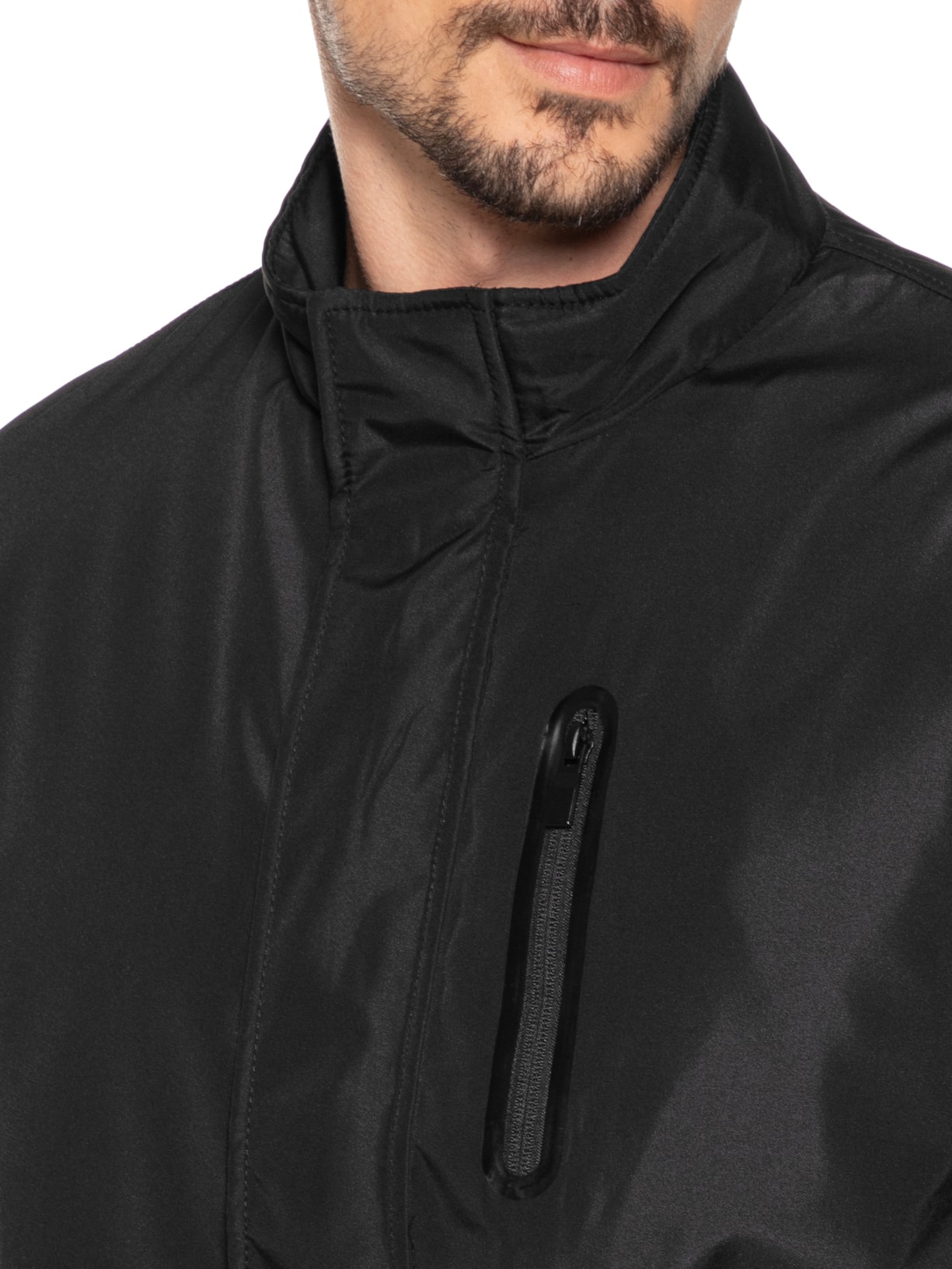 Jaqueta Masculina Bomber Casual Preto Basiq Men