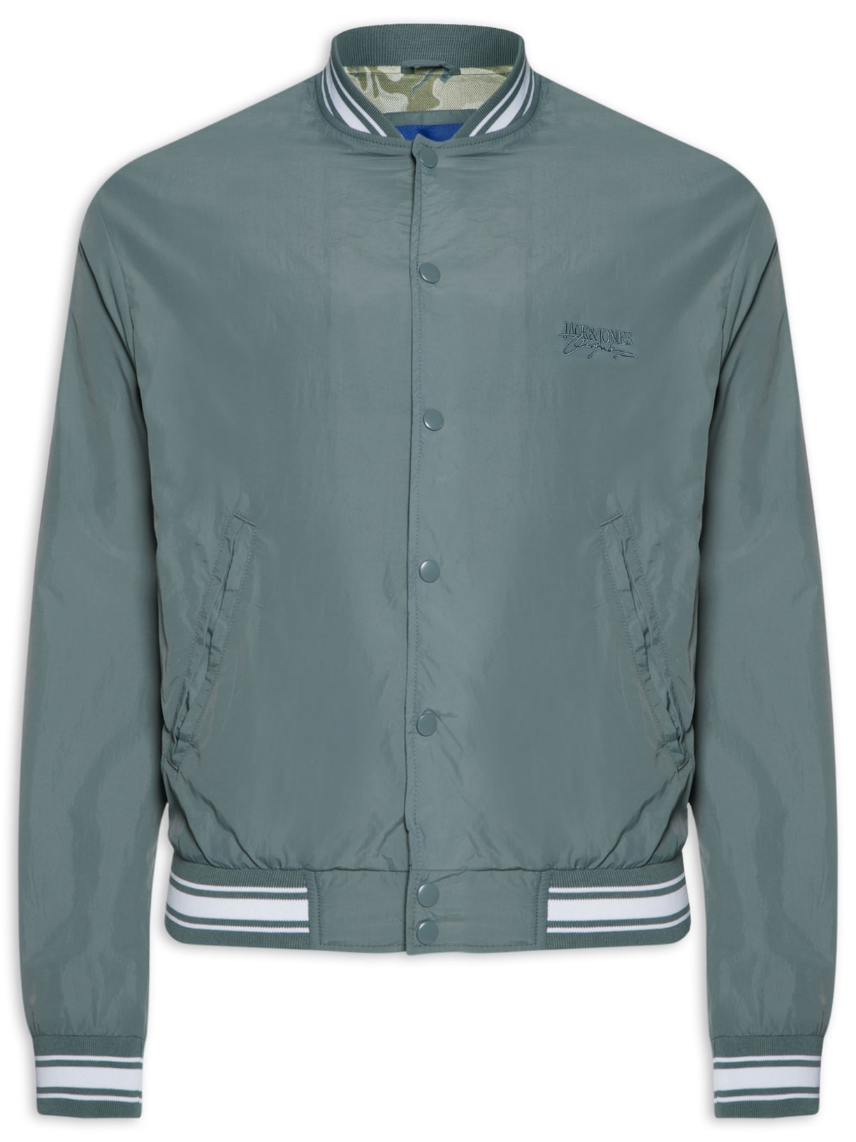 Jaqueta Masculina Bomber - Cinza