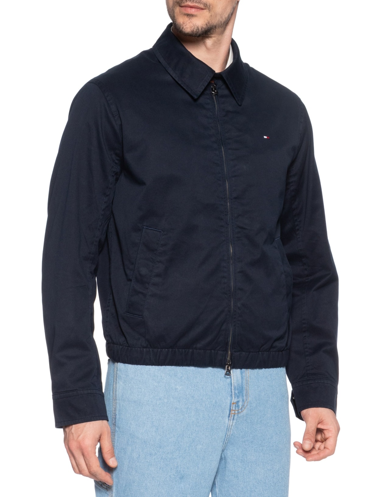 Jaqueta Masculina Bomber Classic Ivy Azul Tommy Hilfiger