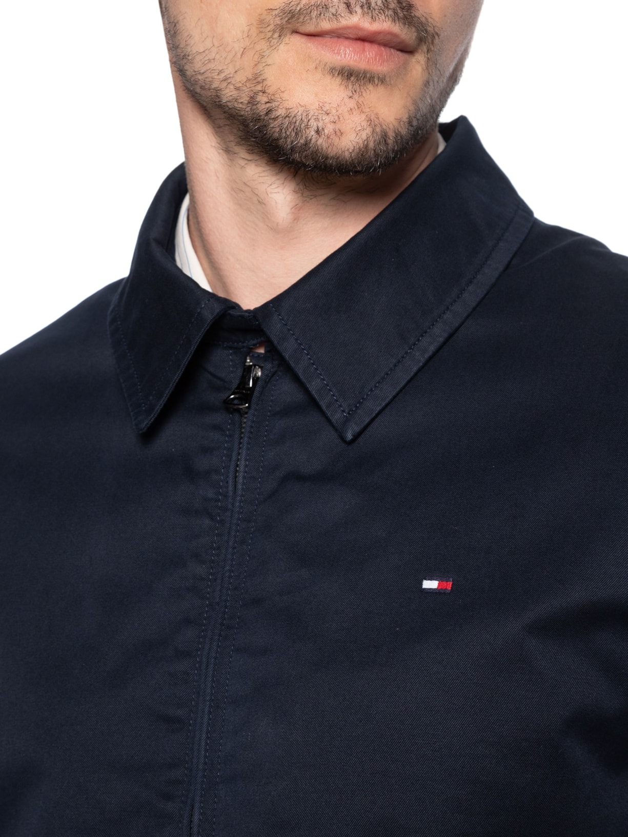 Jaqueta Masculina Bomber Classic Ivy Azul Tommy Hilfiger