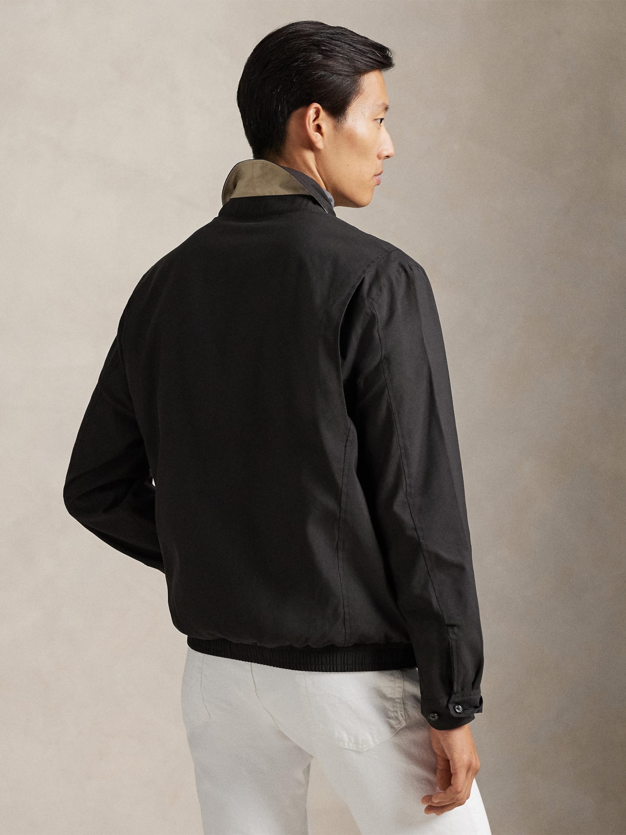Jaqueta Masculina Bomber Classic Logo Preto Polo Ralph Lauren