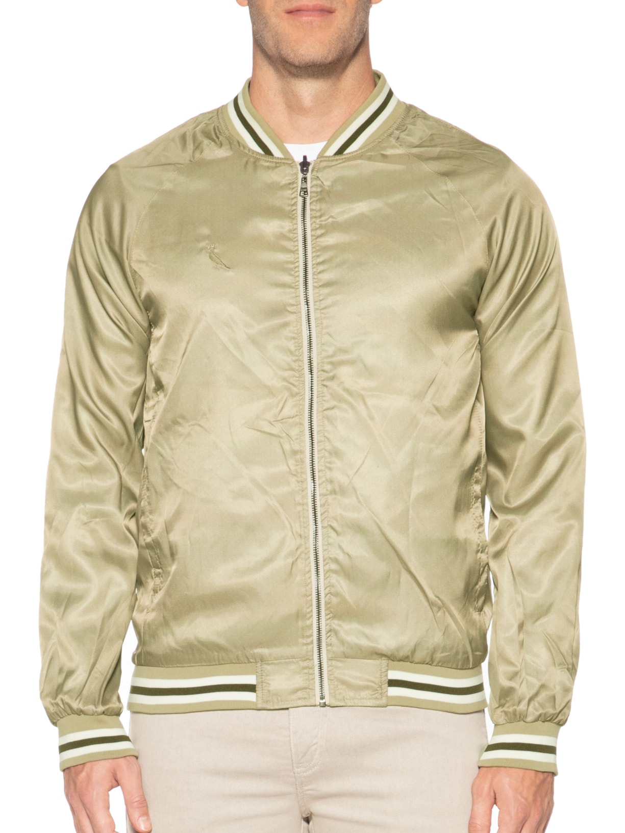 Jaqueta Masculina Bomber Coqueiro Bege Reserva