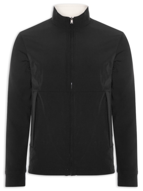 Jaqueta Masculina Bomber Corta Vento Dupla Face Liquid Repeler – Preto