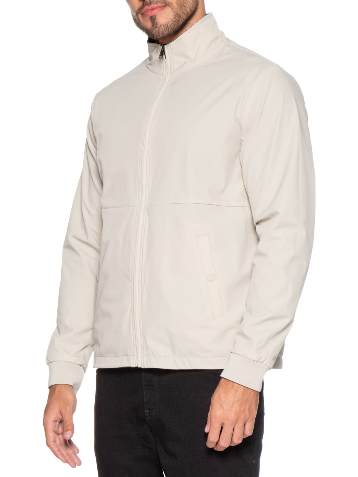 Jaqueta Masculina Bomber Corta Vento Dupla Face Liquid Repeler – Preto Aramis