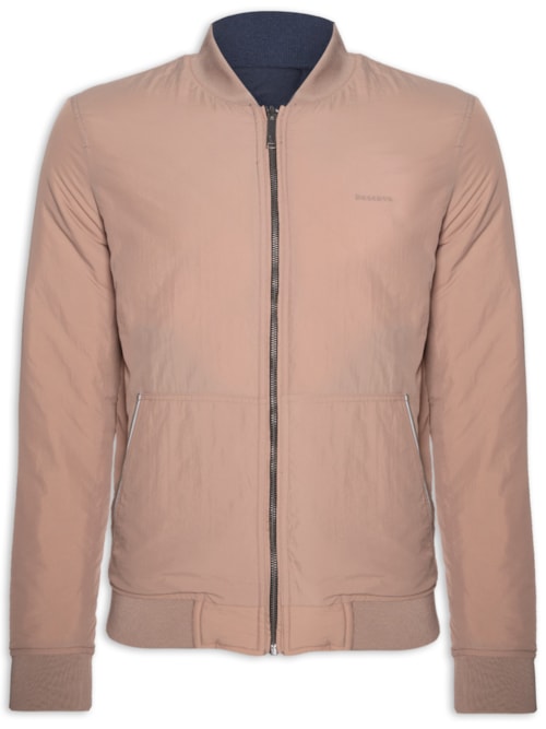 Jaqueta Masculina Bomber Dupla Face - Azul