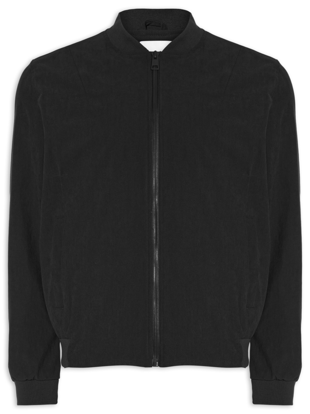 Jaqueta Masculina Bomber Em Cotelê Preto '2 Essential