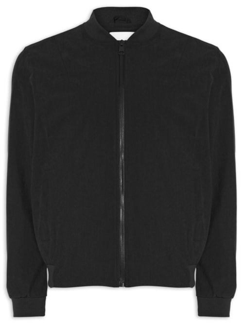 Jaqueta Masculina Bomber Em Cotelê - Preto