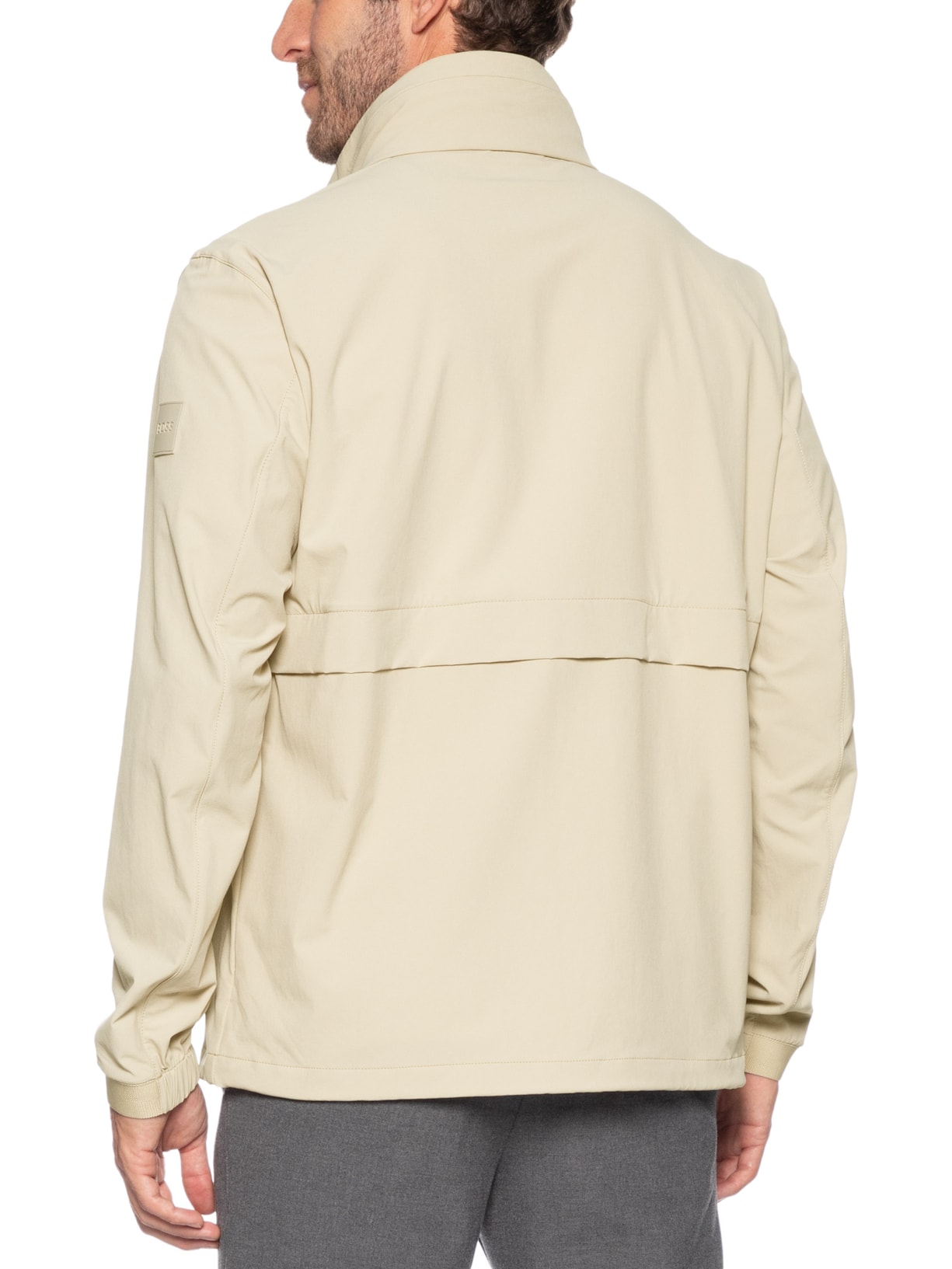 Jaqueta Masculina Bomber H Coiner Bege Boss