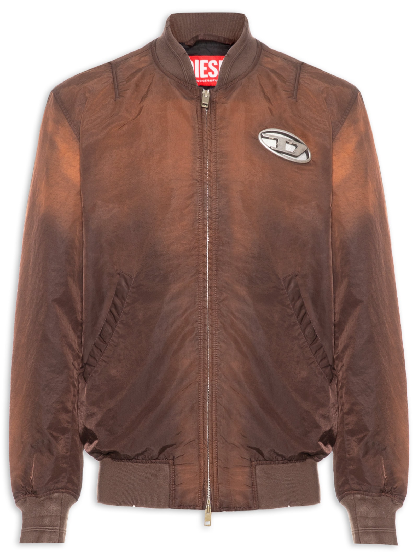 Diesel - Jaqueta Masculina Bomber J-Kepes com Logo Metal Embutido