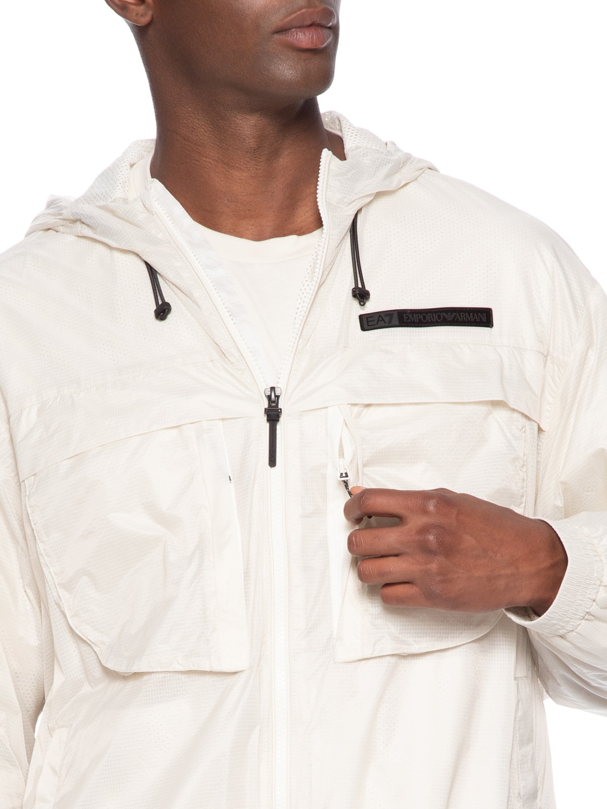 Jaqueta Masculina Bomber Off White Ea7 Emporio Armani