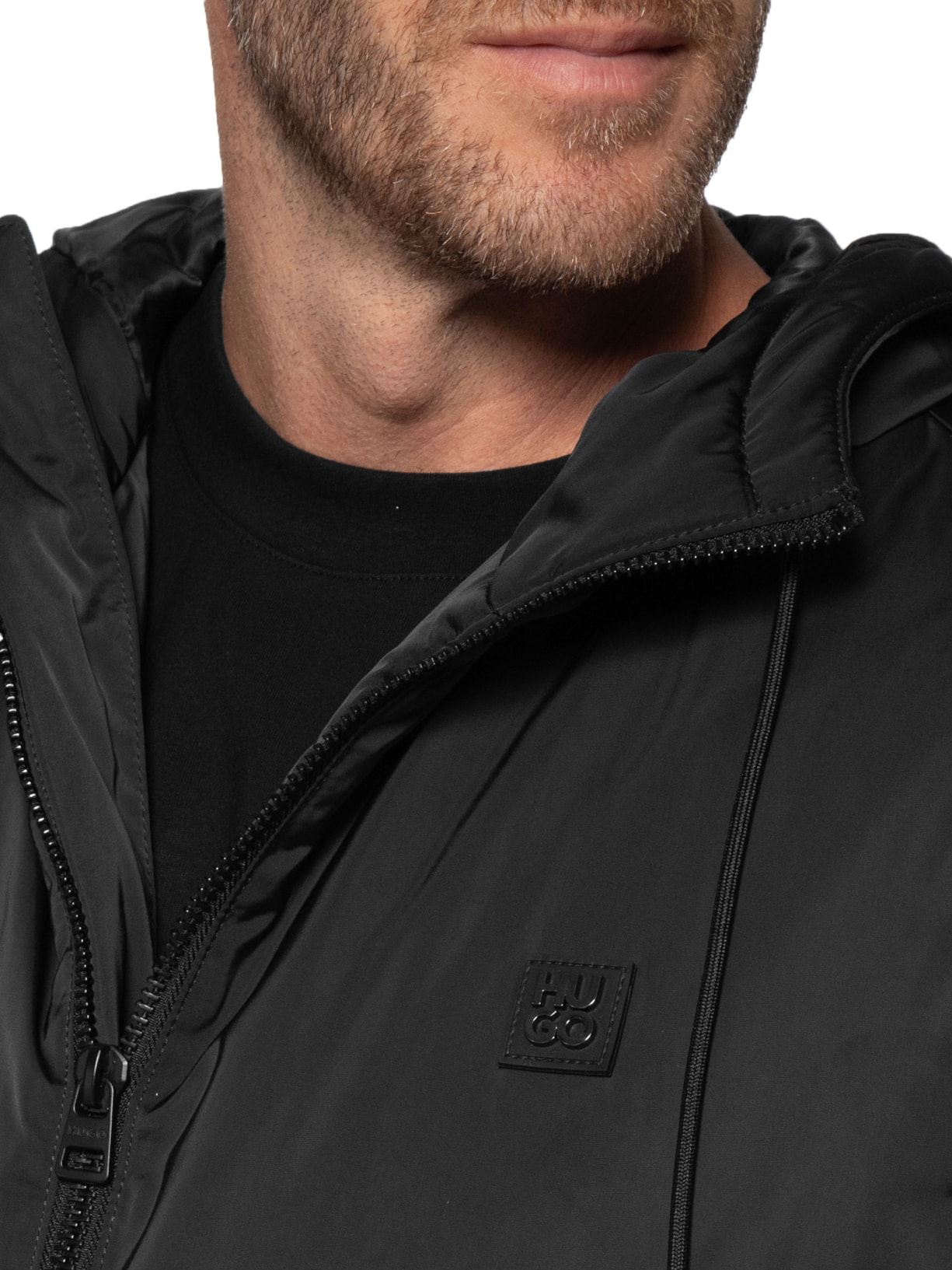 Jaqueta Masculina Bomber Preto Hugo