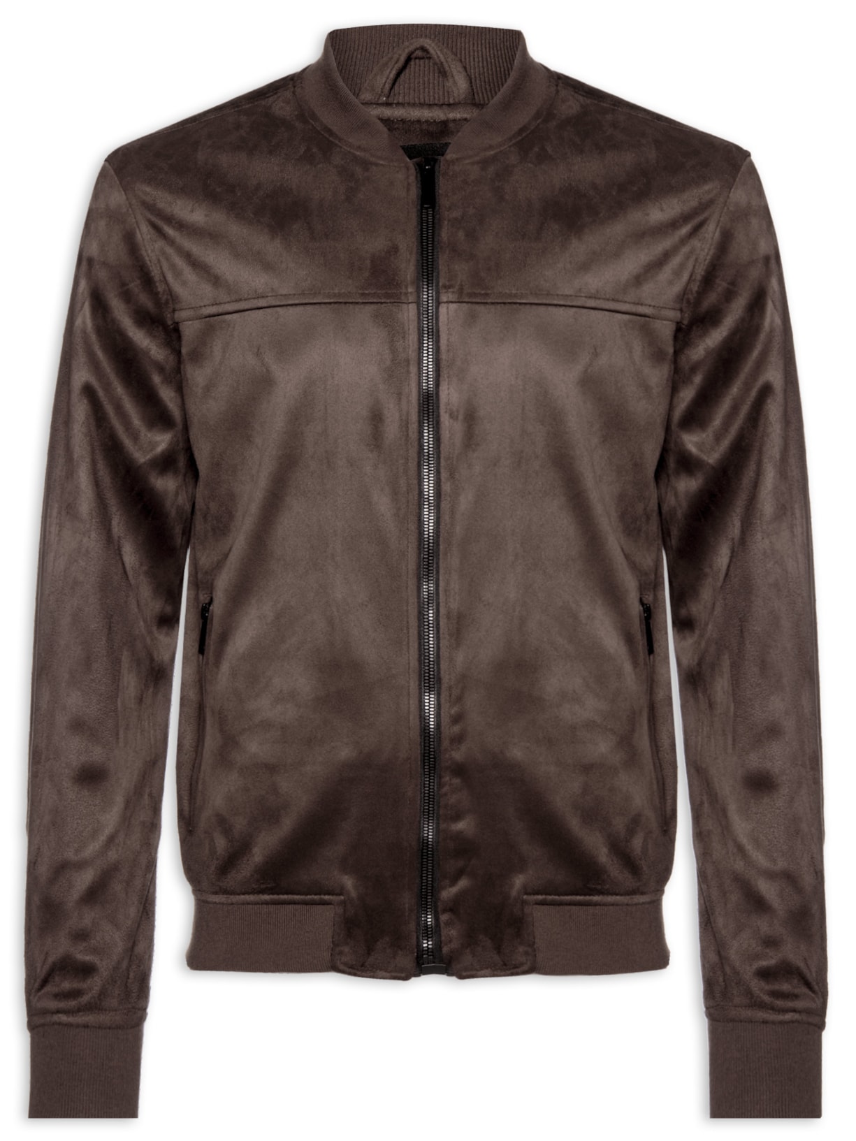 Jaqueta Masculina Bomber Suede Marrom '2 Essential