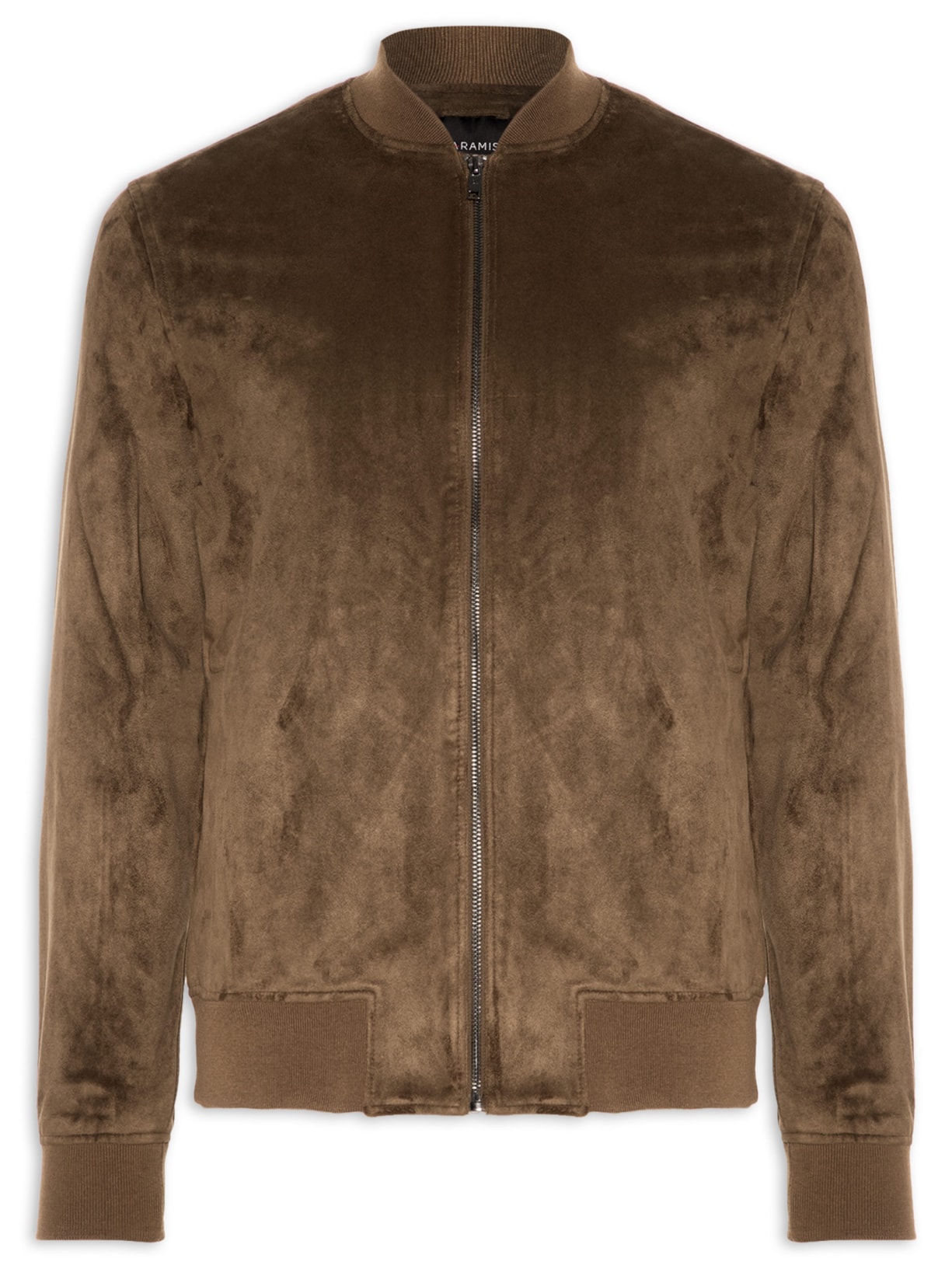 Jaqueta Masculina Bomber Suede – Marrom Aramis