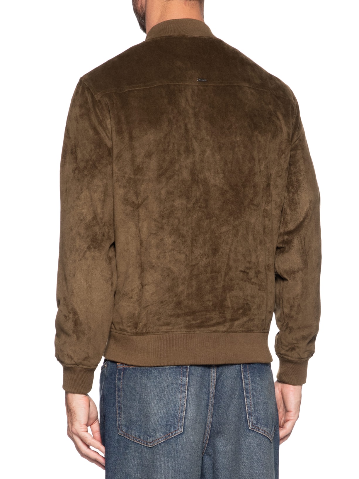 Jaqueta Masculina Bomber Suede – Marrom Aramis
