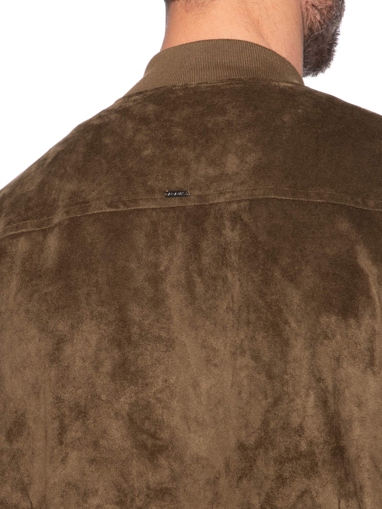 Jaqueta Masculina Bomber Suede – Marrom Aramis