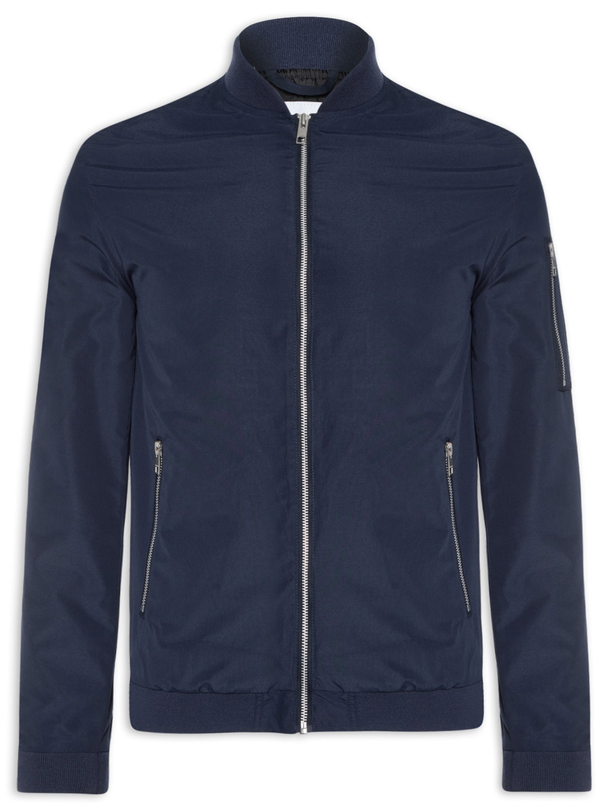 Jaqueta Masculina Bomber Water Resistant Azul Jack & Jones