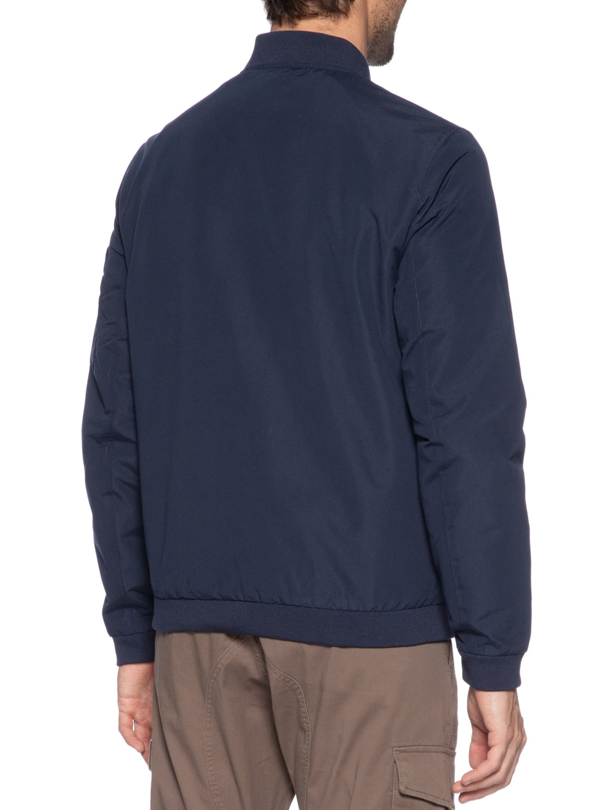 Jaqueta Masculina Bomber Water Resistant Azul Jack & Jones