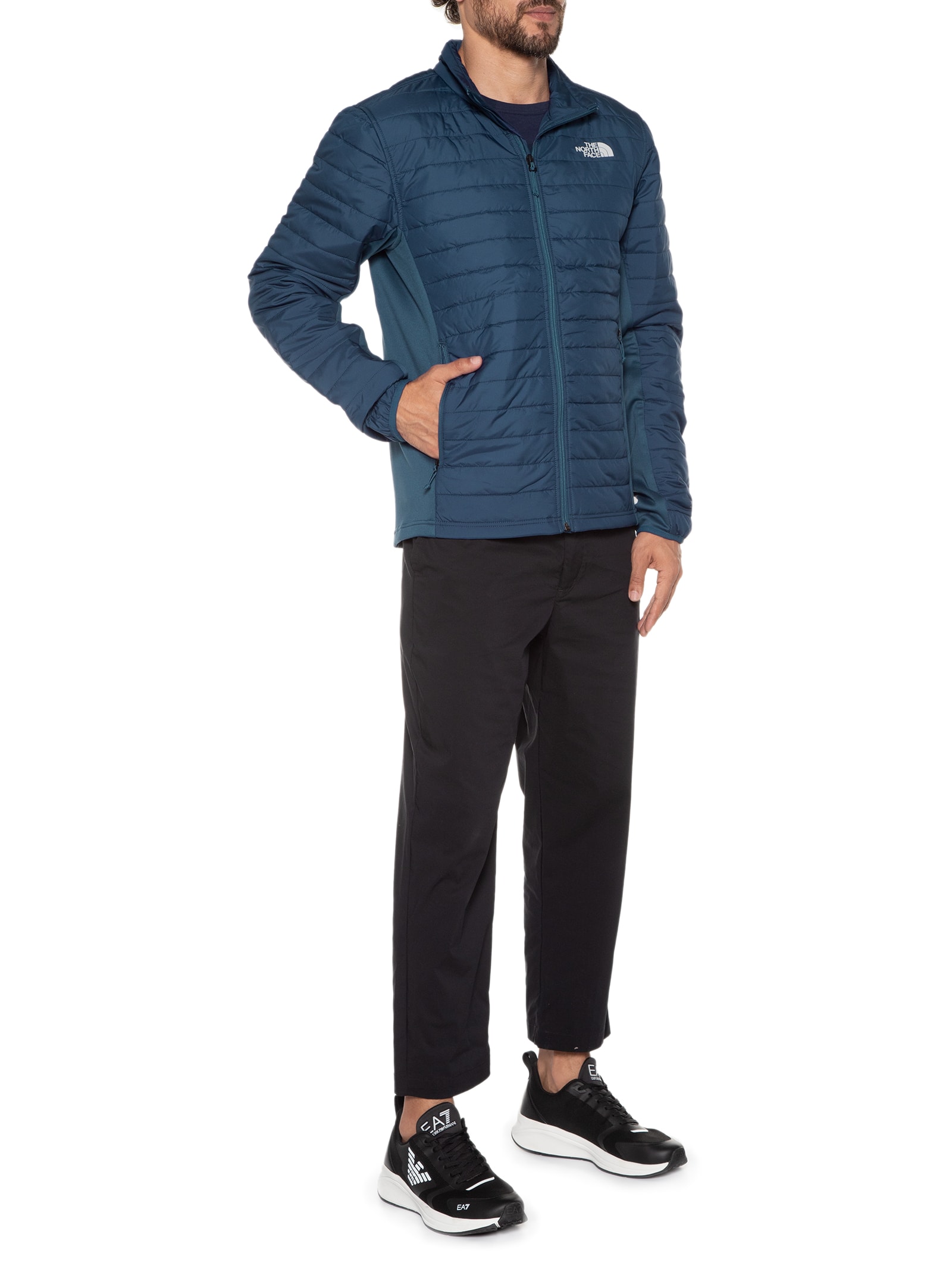 The North Face - Jaqueta Masculina Canyonlands Hybrid - Azul