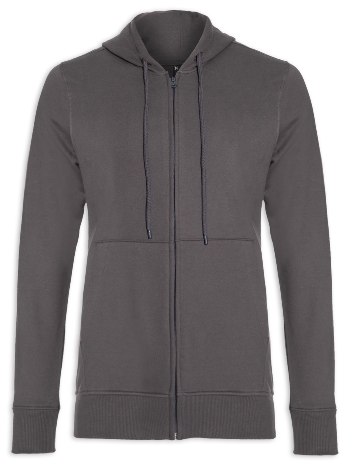 Jaqueta Masculina Capuz - Cinza