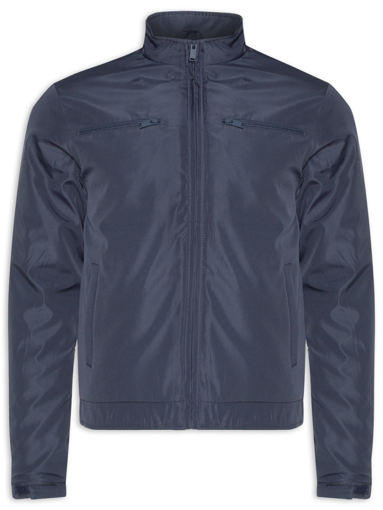 Jaqueta Masculina Casual Bolsos Azul '2 Essential