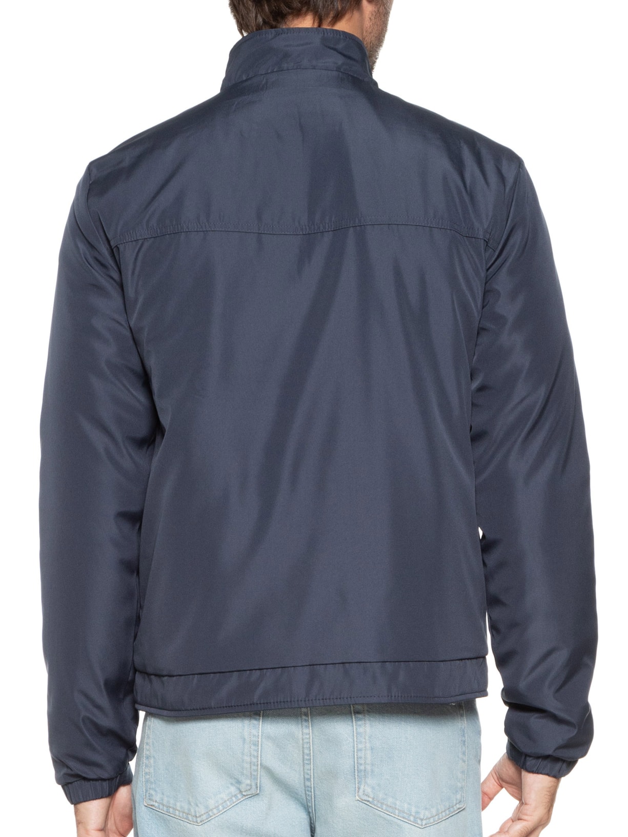 Jaqueta Masculina Casual Bolsos Azul '2 Essential