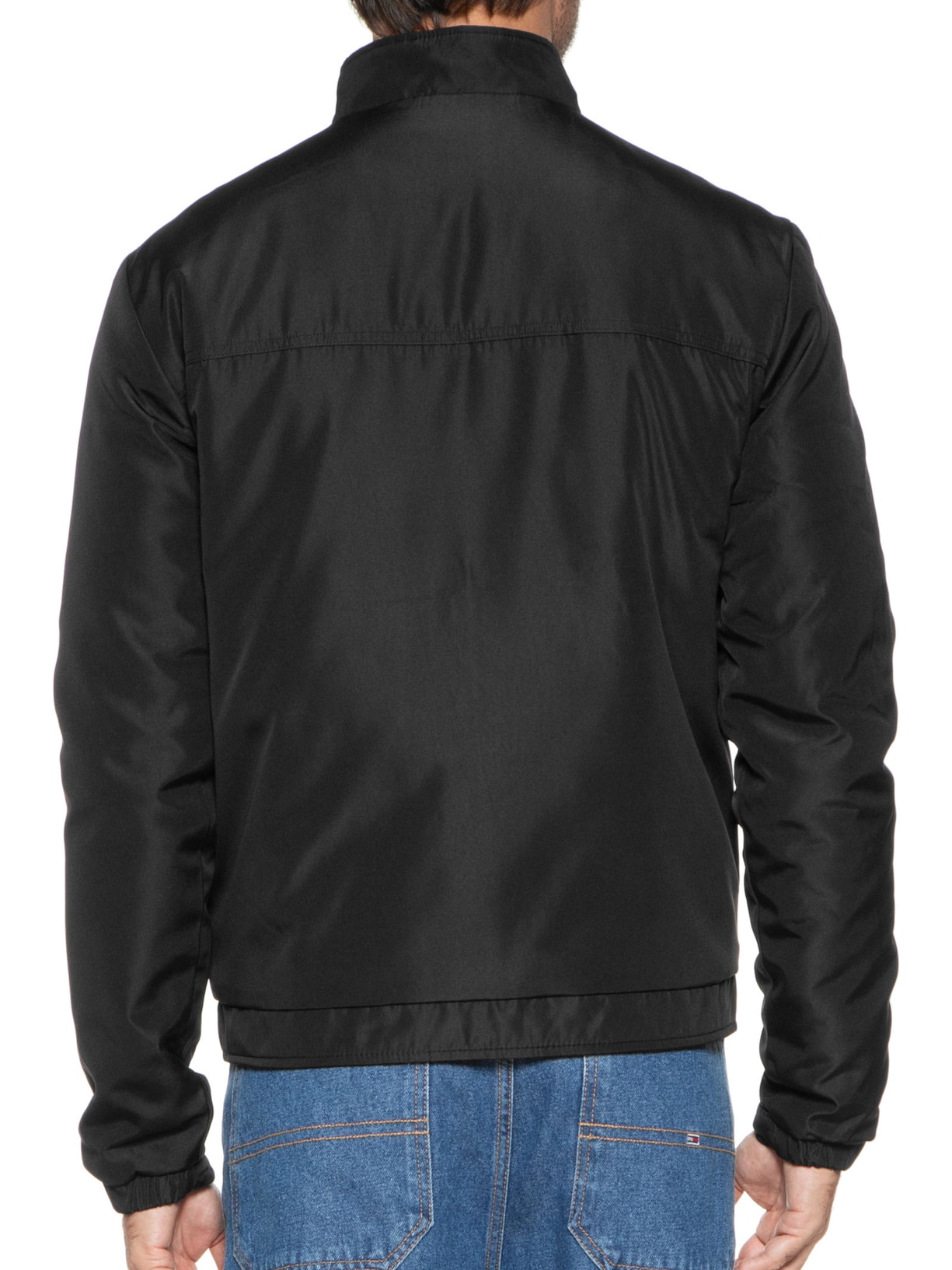 Jaqueta Masculina Casual Bolsos Preto '2 Essential