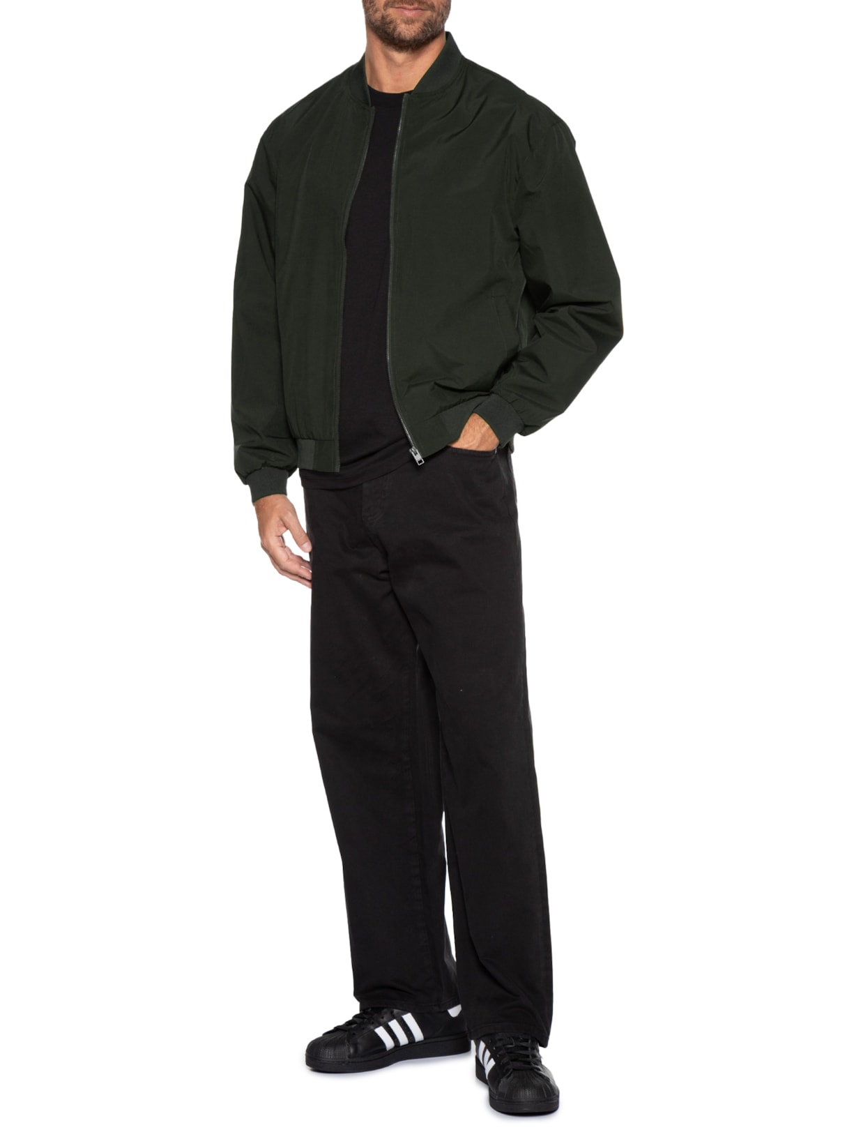 Jaqueta Masculina Charge Bomber Verde Jack & Jones