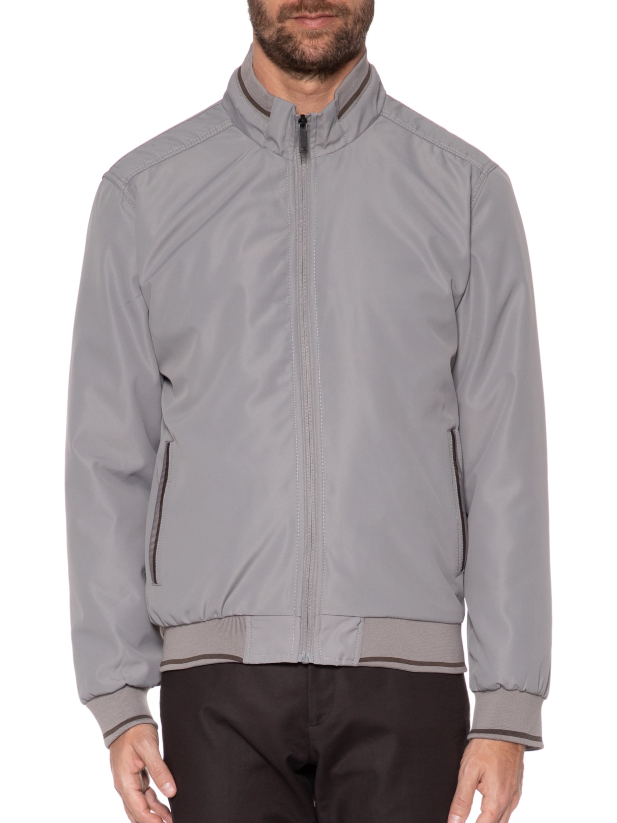 Jaqueta Masculina Cinza '2 Essential