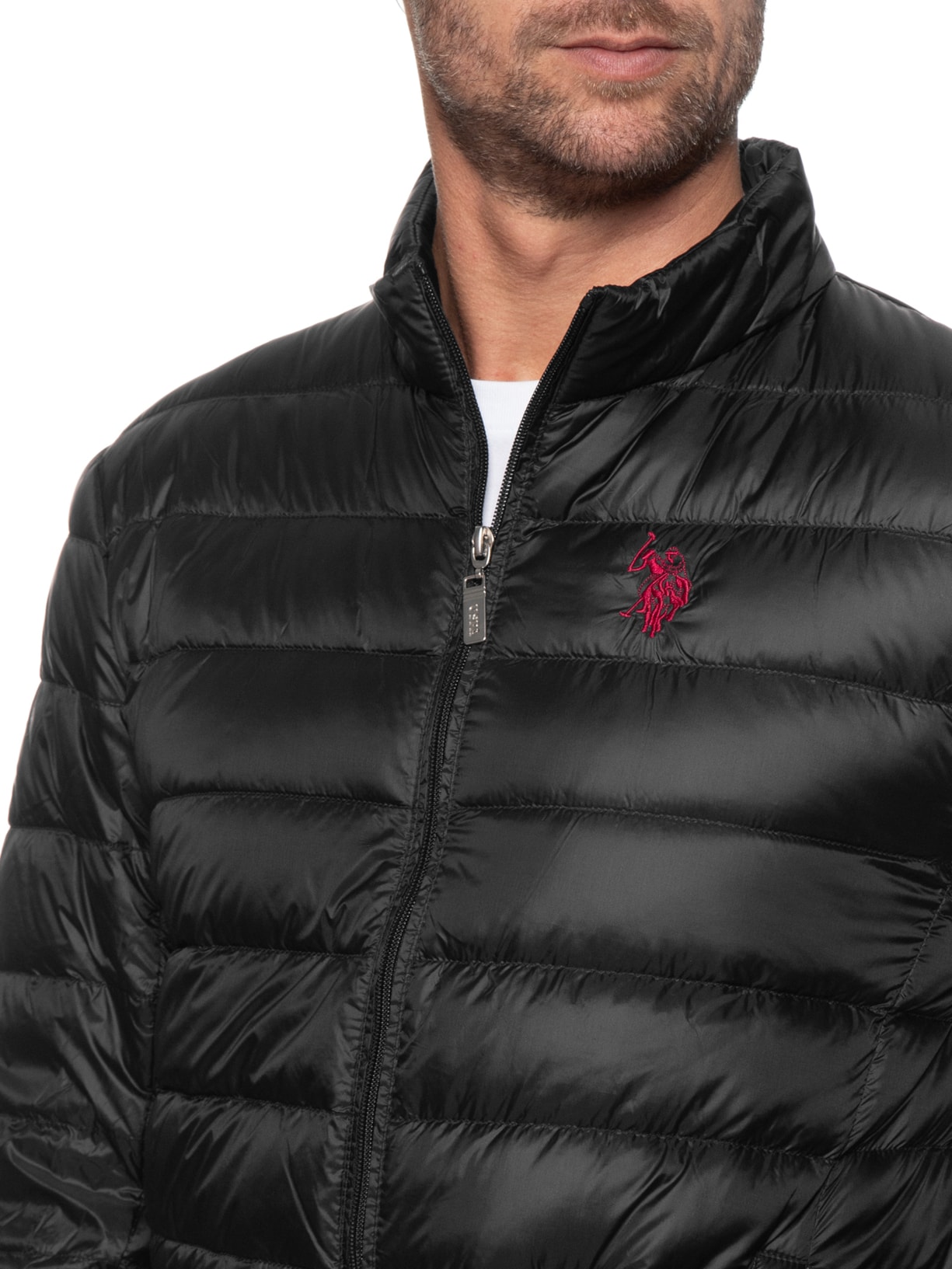 Jaqueta Masculina Class Pena De Gan Preto US POLO