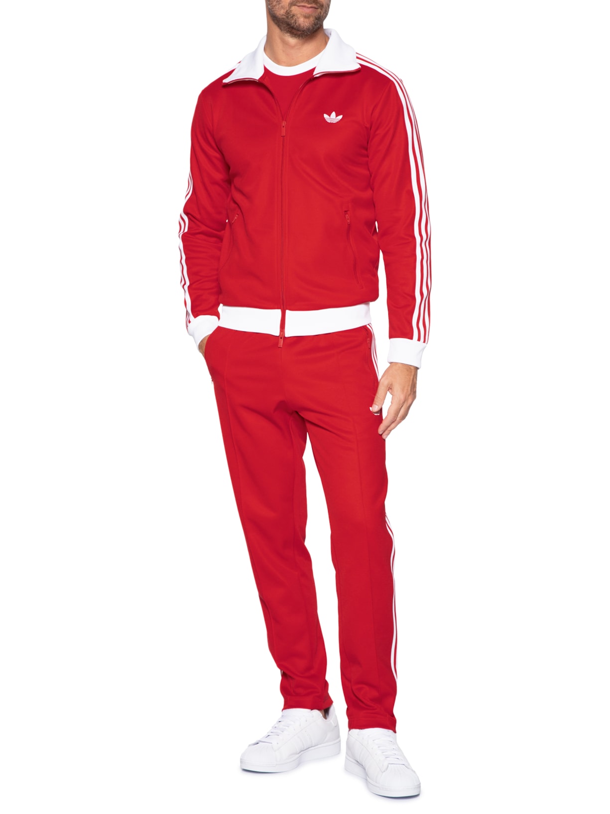 Jaqueta Masculina Clássic TT Vermelho Adidas Originals
