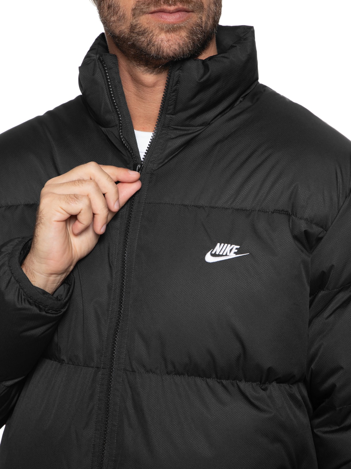 Nike Essential Casaco Preto Nike Jaqueta Nike Sportswear Club