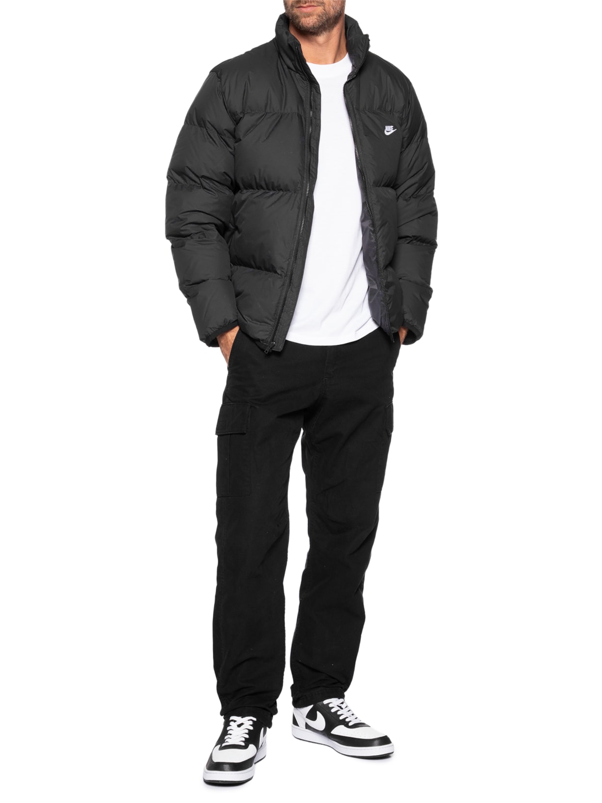 Jaqueta Masculina Club Puffer Preto Nike
