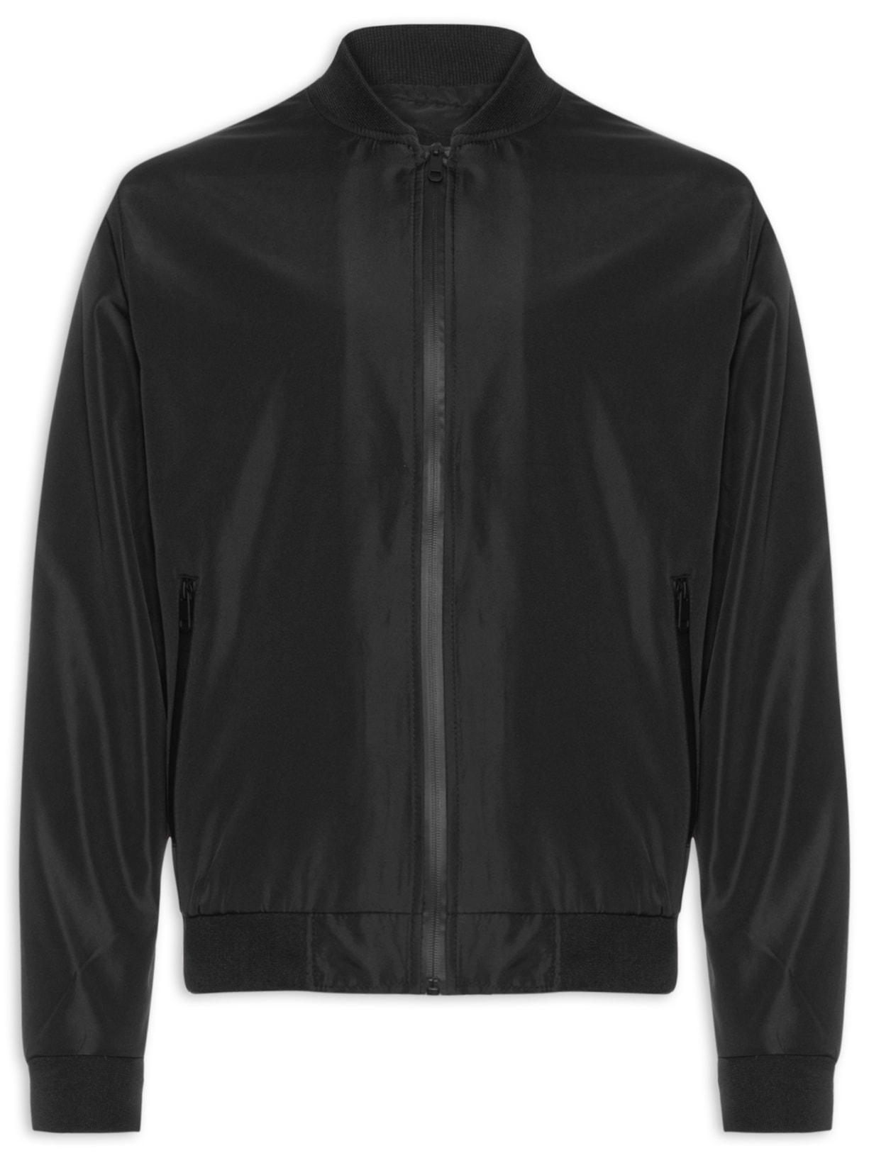 Jaqueta Masculina College Corta Vento - Preto