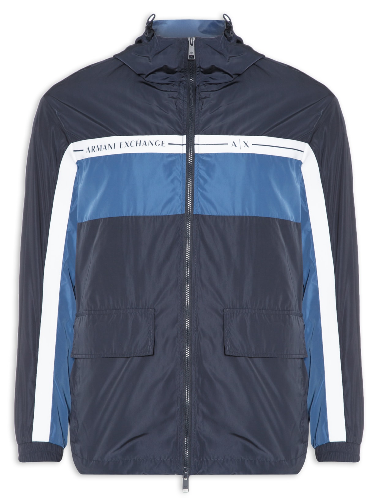 Jaqueta Masculina Com Capuz - Azul