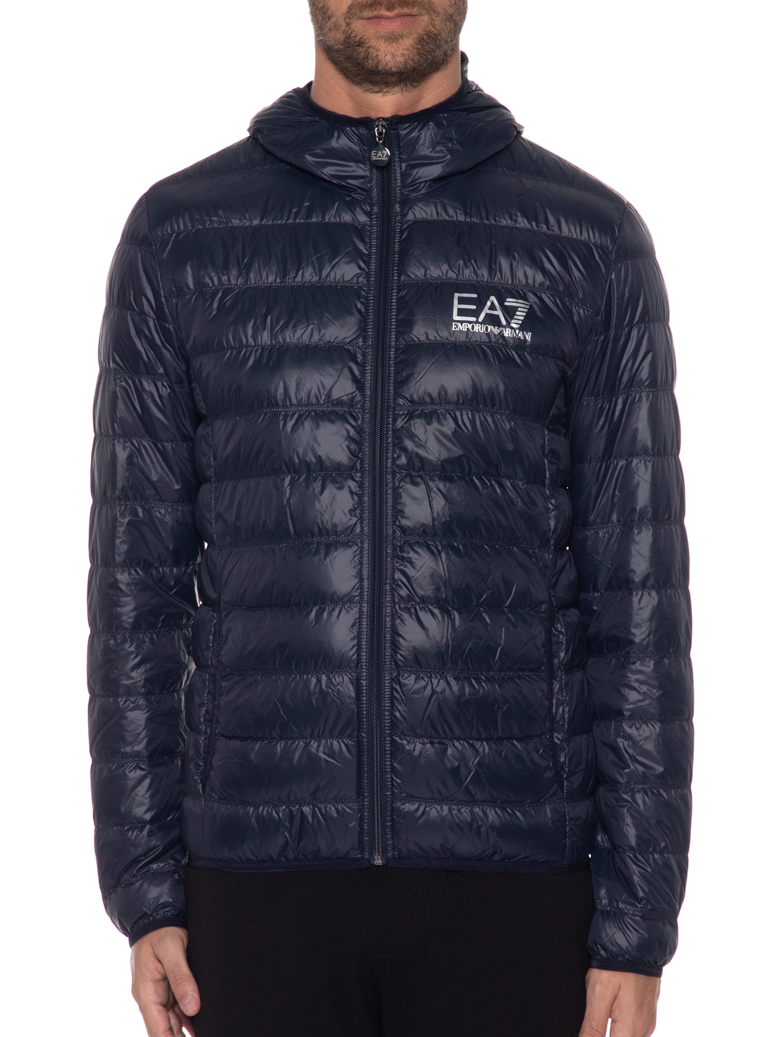 EMPORIO ARMANI フード付きジャケット 7A Ea7 Emporio Armani - Jaqueta Masculina Com Capuz - Azul