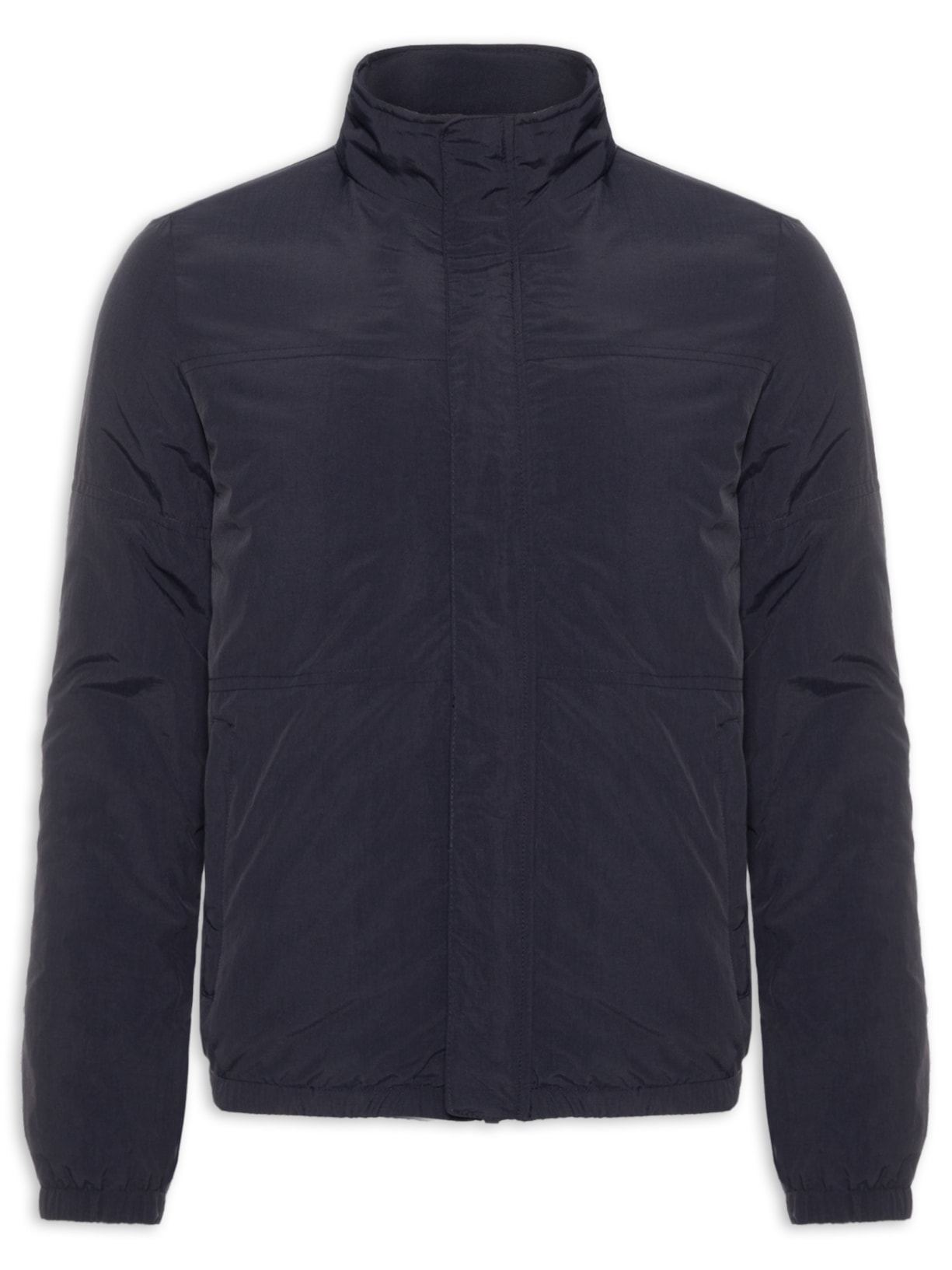 Jaqueta Masculina Com Gorro Removível Casual Azul '2 Essential