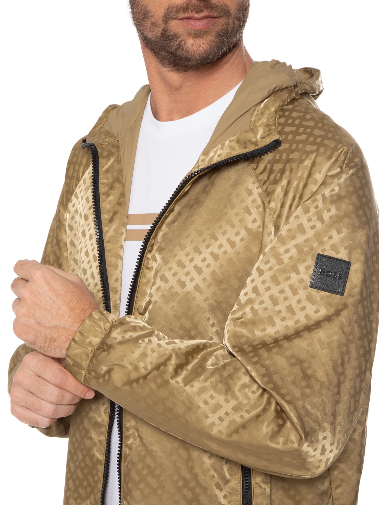 Jaqueta Masculina Condeko Dourado Boss