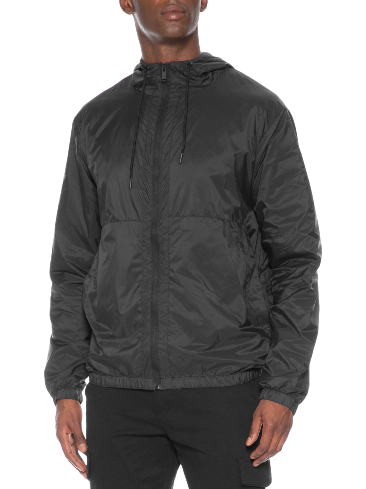 Jaqueta Masculina Corta Vento Bag Preto Basiq Men