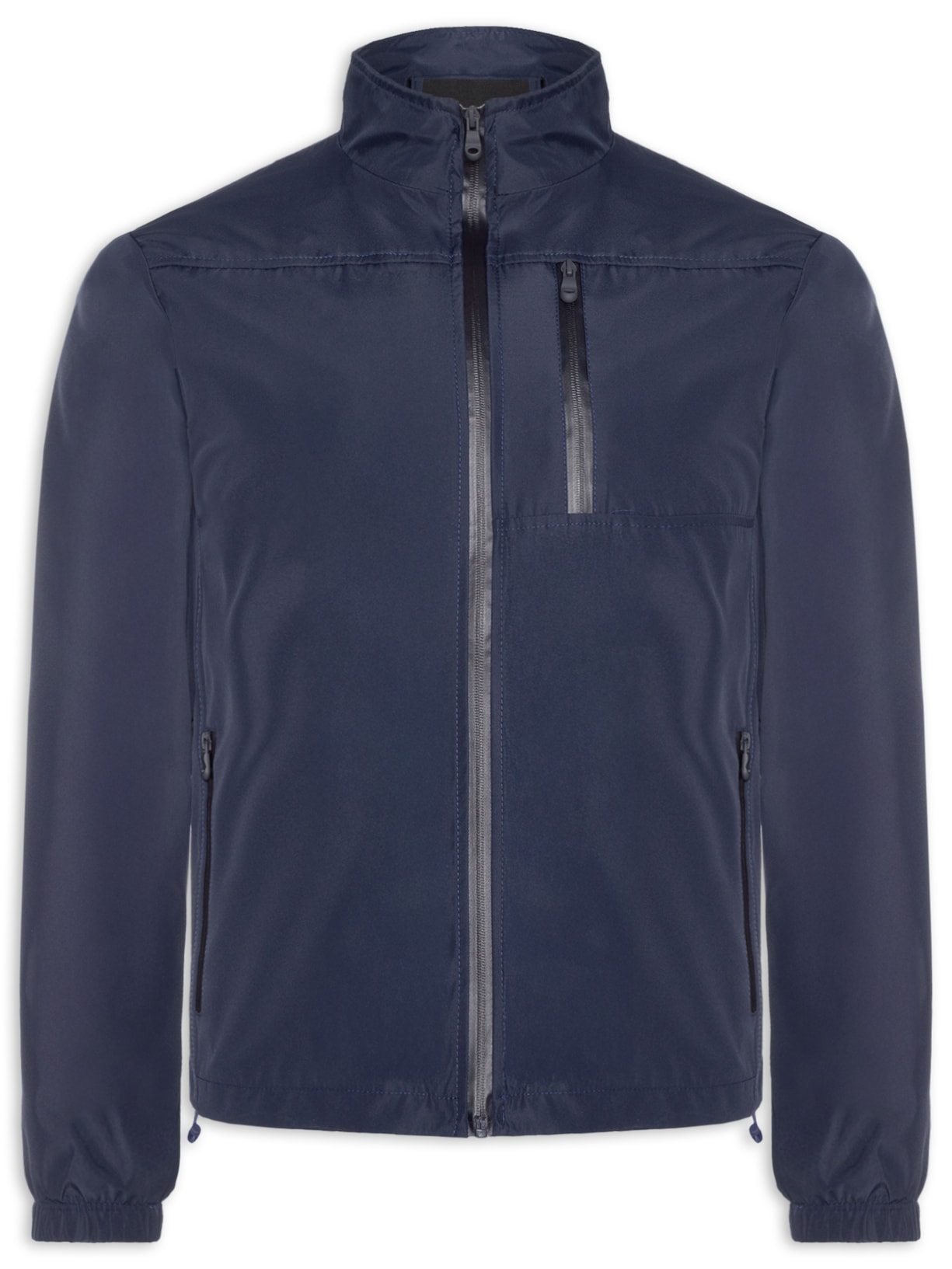 Jaqueta Masculina Corta Vento Casual - Azul