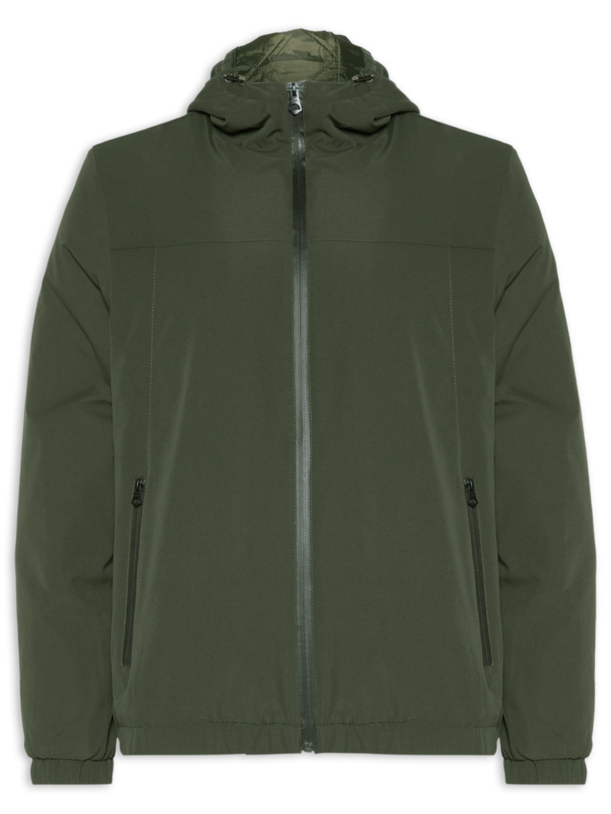 Jaqueta Masculina Corta Vento Casual Básica - Verde