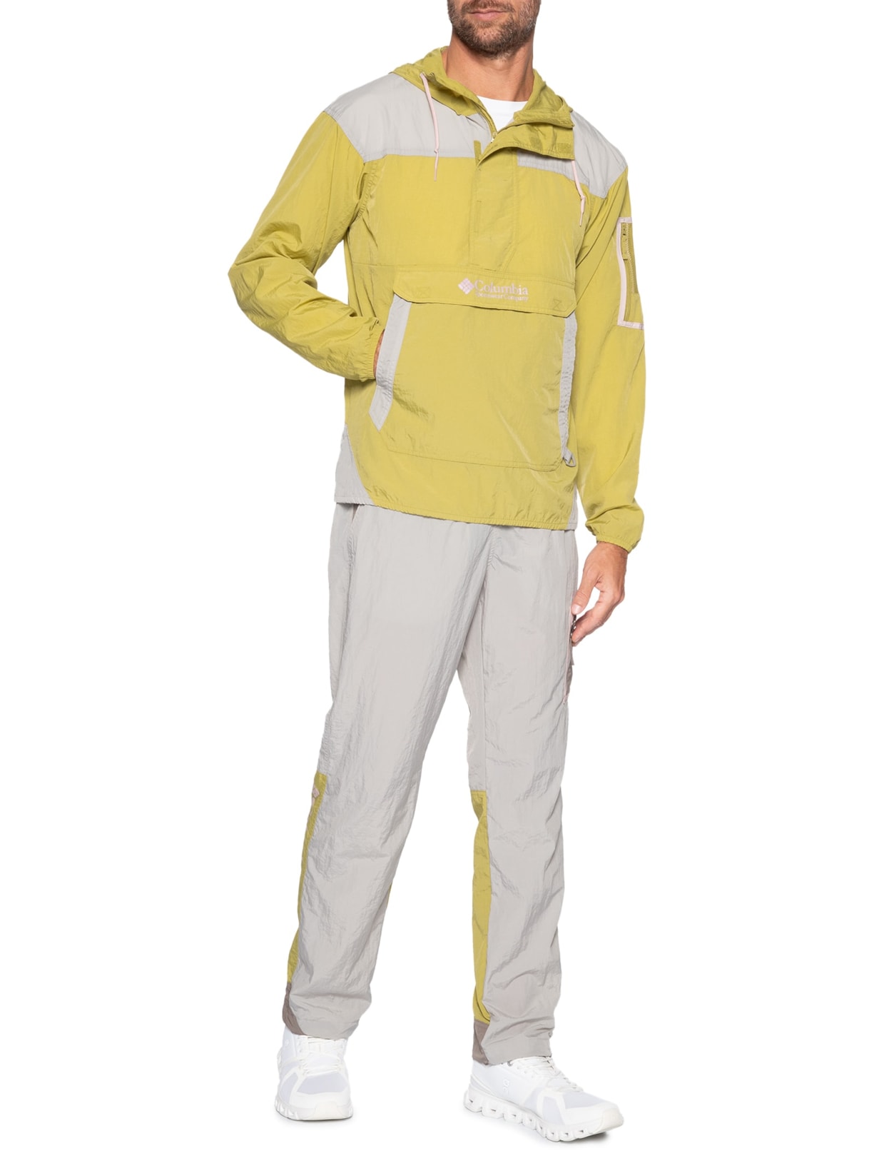 Jaqueta Masculina Corta Vento Challenger™ Windbreaker Anorak Verde Columbia